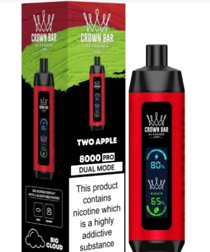 AL FAKHER CROWN BAR 8000 PRO DUAL MODE DISPOSABLE